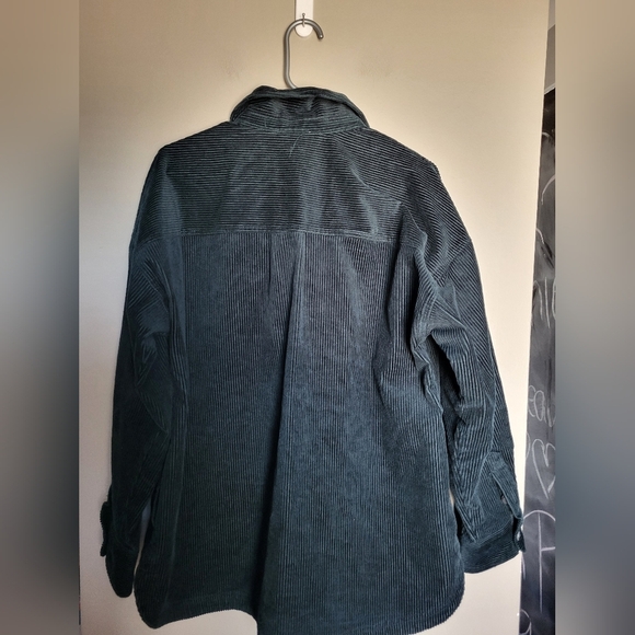 NWOT- Matty M Deep Green Corduroy Jacket, Size Large - Picture 3 of 6